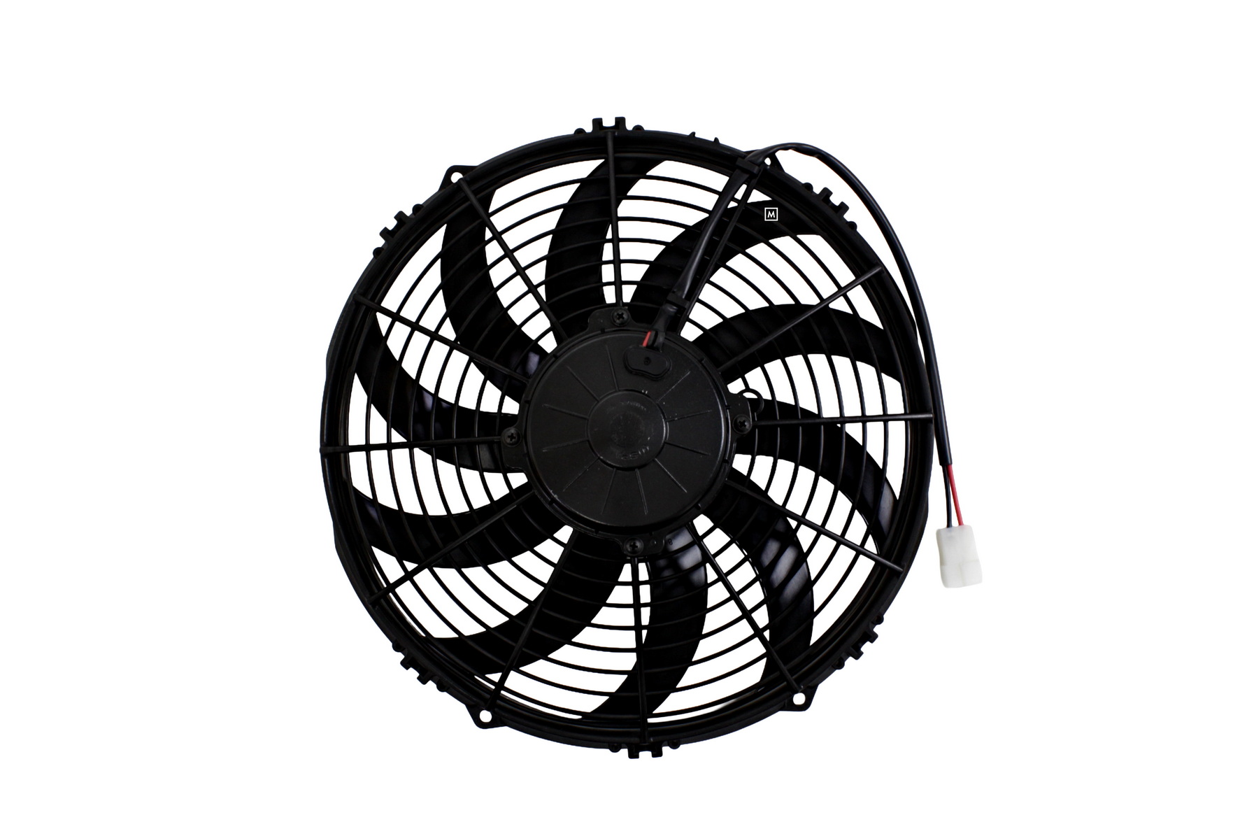 GAH FAN MOTOR 12V 305MM DIA CURVED BLADE (MRD-111-22677)